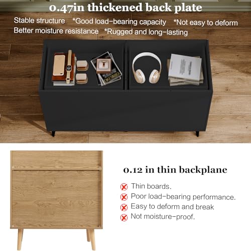 Modern Chest of Drawers with 6 Drawers, Deep Drawers, Clothes Organizer, view 5