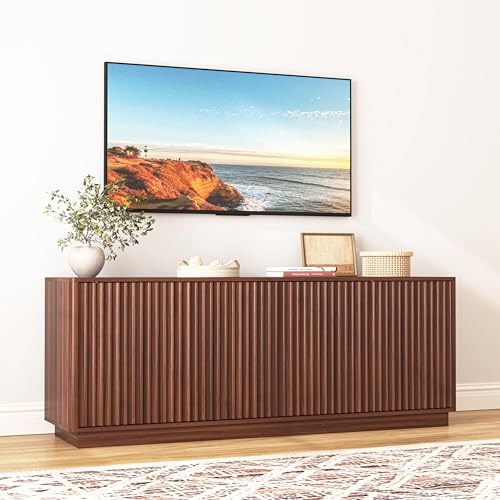 70'' Fluted TV Stand, view 2