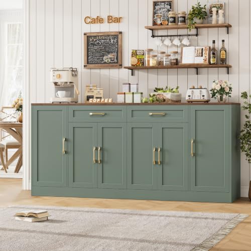 71” Large Buffet Cabinet with Storage, Sideboard Cabinet, view 3