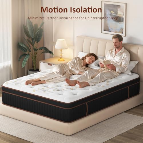 Skyark Full Size Mattress, 12 Inch Hybrid Mattress in a Box, Medium Feel, view 6
