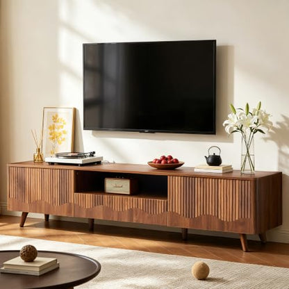 70“ Fluted Wave TV Stand and 40” Coffee Table Set of 2, view 4