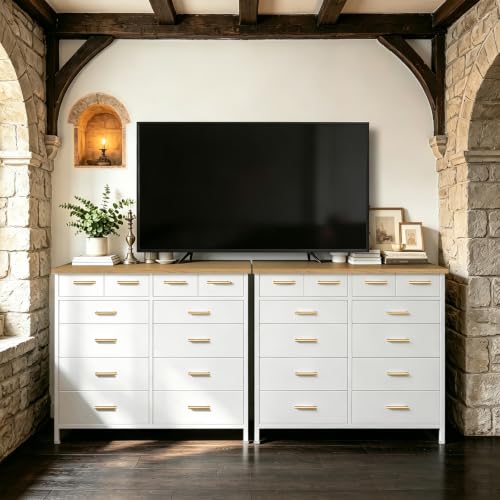 Dresser for Bedroom with 12 Deep Drawers, Wide Chest of Drawers, view 8