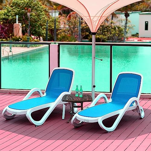Outdoor Cast Aluminum Side Table End Table for Patio, Backyard, Pool, Indoor Companion, Easy Maintenance and Weather Resistant, Bronze