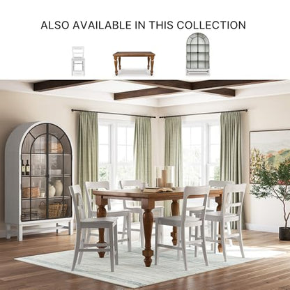 Signature Design by Ashley Basinger Display Cabinet, White Farmhouse, view 7