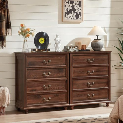 Farmhouse 4 Drawer Dresser for Bedroom, view 4