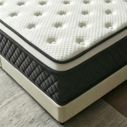 Queen Mattress, 12 Inch Queen Size Mattress in a Box, Pocketed Coils, view 6