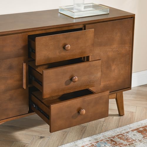 Wood Sideboard Buffet Cabinet with Storage, view 8
