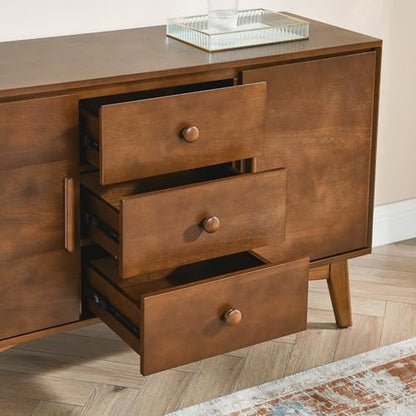 Wood Sideboard Buffet Cabinet with Storage, view 8