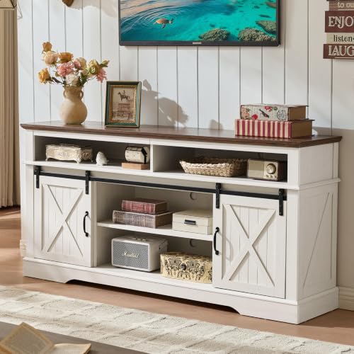 66 Inch Farmhouse Entertainment Center, view 2