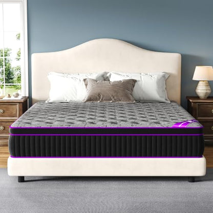 Full Size Mattress 14 Inch, Hybrid Gel Memory Foam & Pocket Springs, view 2