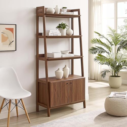 33" Bookshelf Display Case in Walnut, view 3