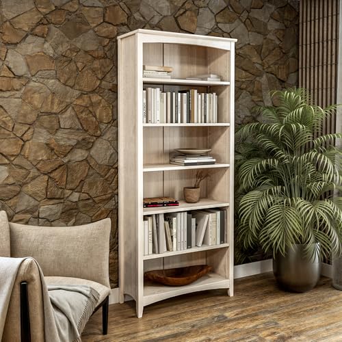 Shaker Style 6 Shelf Bookcase/Solid Wood / 72 inch Tall/Adjustable, view 6