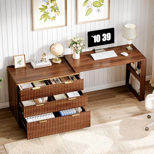 Computer Desk with 6 Drawers, view 4