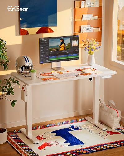 Height Adjustable Electric Standing Desk, 48 x 24 Inches Sit Stand up Desk, view 3