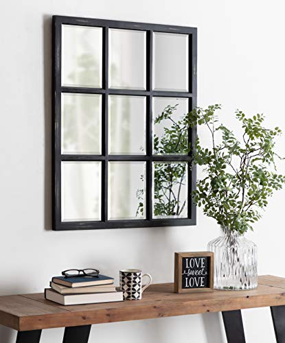 Hogan Windowpane Framed Wall Mirror