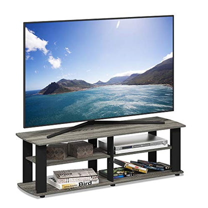 Nelly TV Stand, 3-Tier Entertainment Center with Open Shelves Storage, view 2