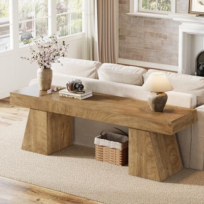 63" TV Stand, Media Console Television Stands, Natural, view 5