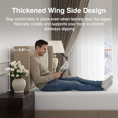 Queen Size Bed Frame, Queen Bed Frame with Headboard, view 6