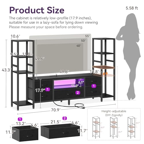 TV Stand for 40/50/55 Inch TV, view 4