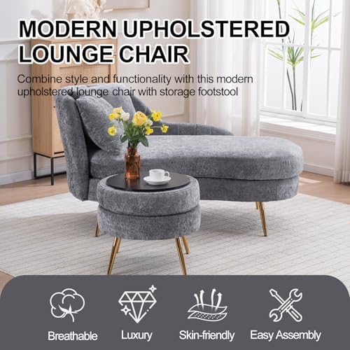 Modern Chaise Lounge Chair Indoor, view 7