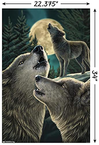 Lisa Parker - Wolf Song Wall Poster, 22.375" x 34", Unframed Version