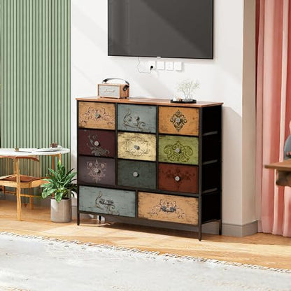 Dresser for Bedroom with 11 Storage Drawers, Tall Chests of Drawers, view 3