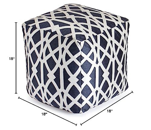 100% Handmade & Handcrafted Comfortable Home Décor Outdoor Pouf Ottoman, view 4