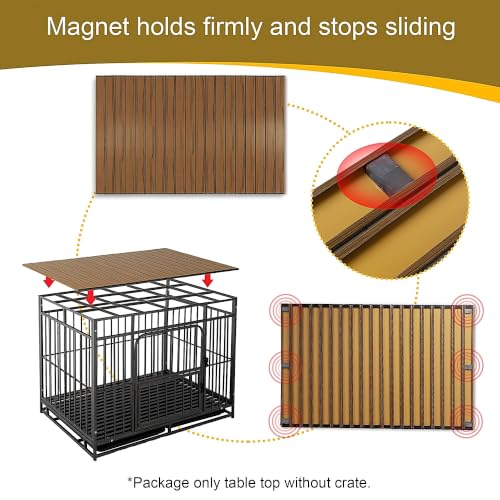 Dog Crate Topper Metal with Magnets for 36 Inch Crate, view 4