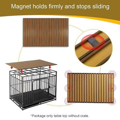 Dog Crate Topper Metal with Magnets for 36 Inch Crate, view 4