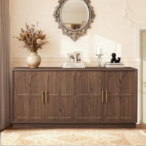 66.5" Sideboard Buffet Cabinet with Storage, Modern Credenza, view 6