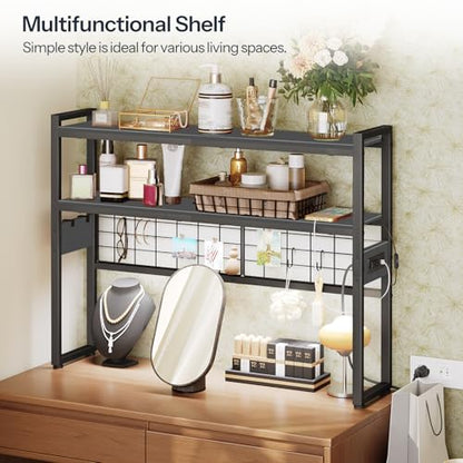 Desktop Bookcase, 2-Tier Office Desktop Organizer, view 8