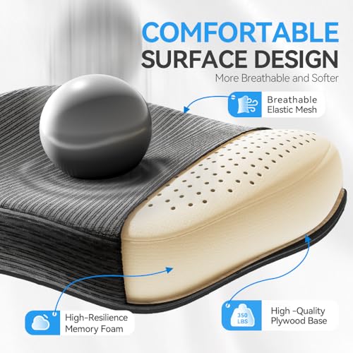 Ergonomic Office Chair, Mesh Home Office Desk Chairs with 3D Headrest, view 7