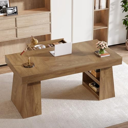 55-Inch Executive Desk with Drawer, view 5