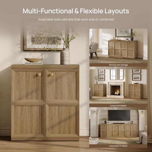 Buffet Cabinet with Storage, 92.7"W Modern Credenza for Living Room, view 7