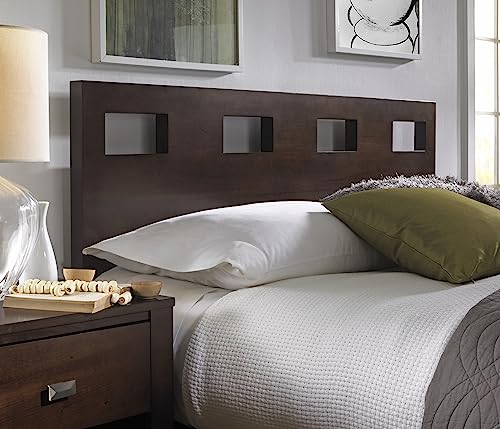 Solid Wood 2-Side Storage Bed, Queen, Riva - Chocolate Brown