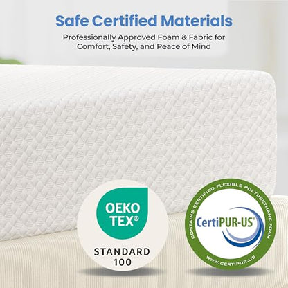 Yaheetech 12 Inch Queen Mattress, 3-Layer Cooling Gel Memory Foam Mattress, view 6