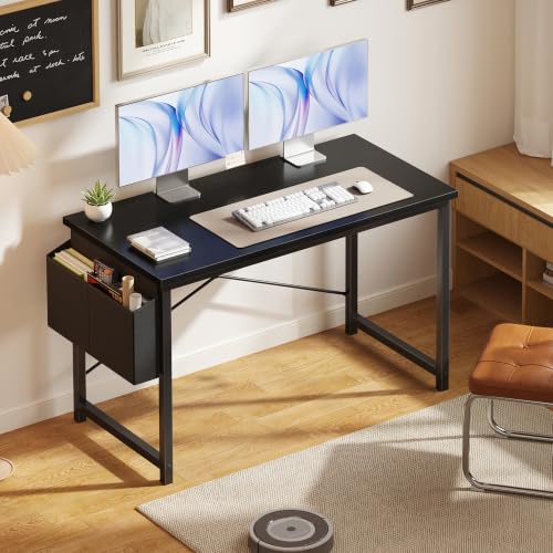 Computer Desk, 47 Inch Gaming Desks for Home Office Small Spaces, view 3