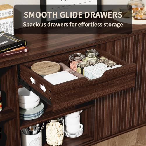 71" Sideboard Buffet Cabinet with Storage, view 5