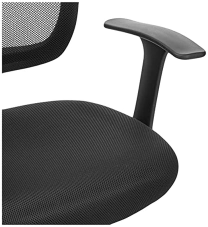 Breathable Mesh Mid-Back Office Desk Chair with Armrests, Lumbar Support, view 7