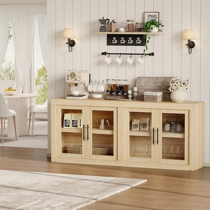 70.8 in Sideboard Buffet Cabinet with Storage, view 4