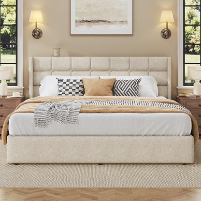 King Size Lift Up Storage Bed Frame, view 6
