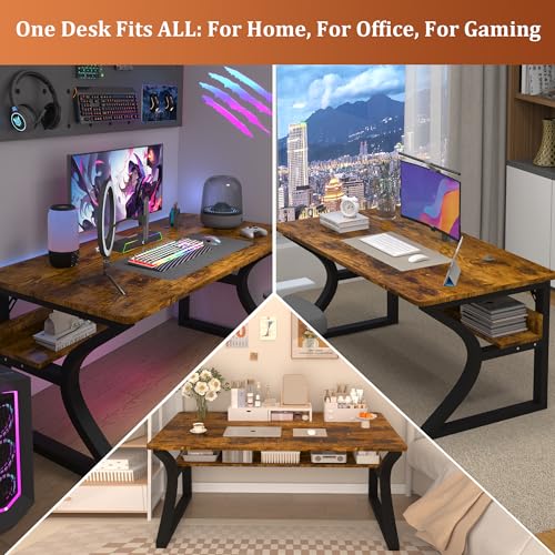Computer Desk, 47x24 in Computer Desk, view 7