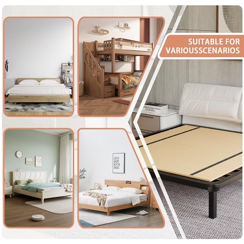 Foldable Box Spring, Bunkie Board Twin (60x30) Bed Support Board, view 8