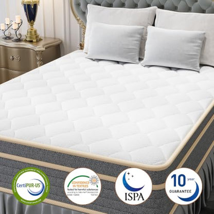14 Inch Queen Size Mattress in a Box, Independent Pocket Spring, view 4