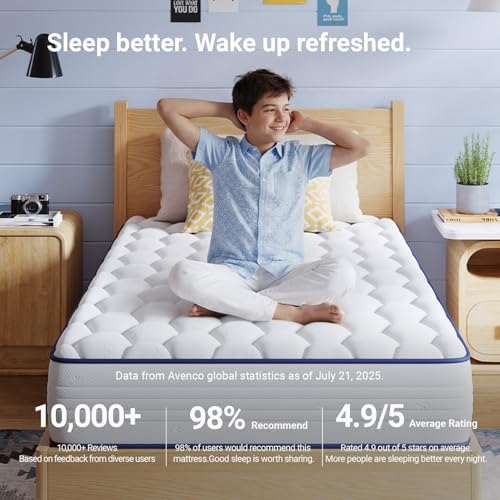 SleepSphere 8 Inch Twin Mattress, view 4