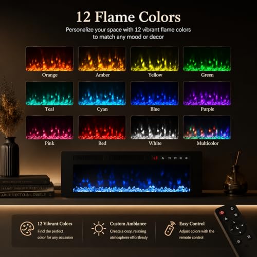 70" Fireplace TV Stand for TVs Up to 80", view 5