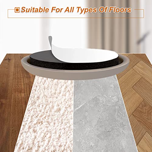 Furniture Sliders for Carpet & Hardwood Floors, 16 Pack 2 Inch Furniture Moving Pads with Heavy Duty Adhesive, Easily Move Any Item While Protect The Floor