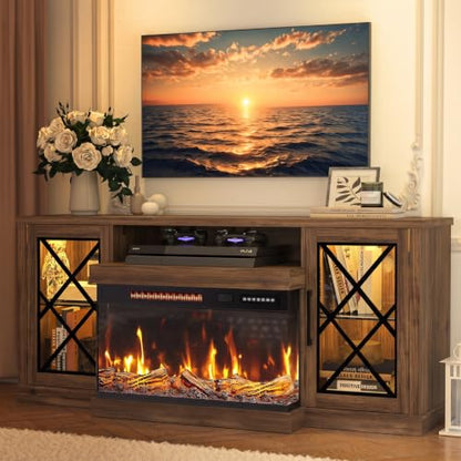 Fireplace TV Stand for TVs up to 70", view 2
