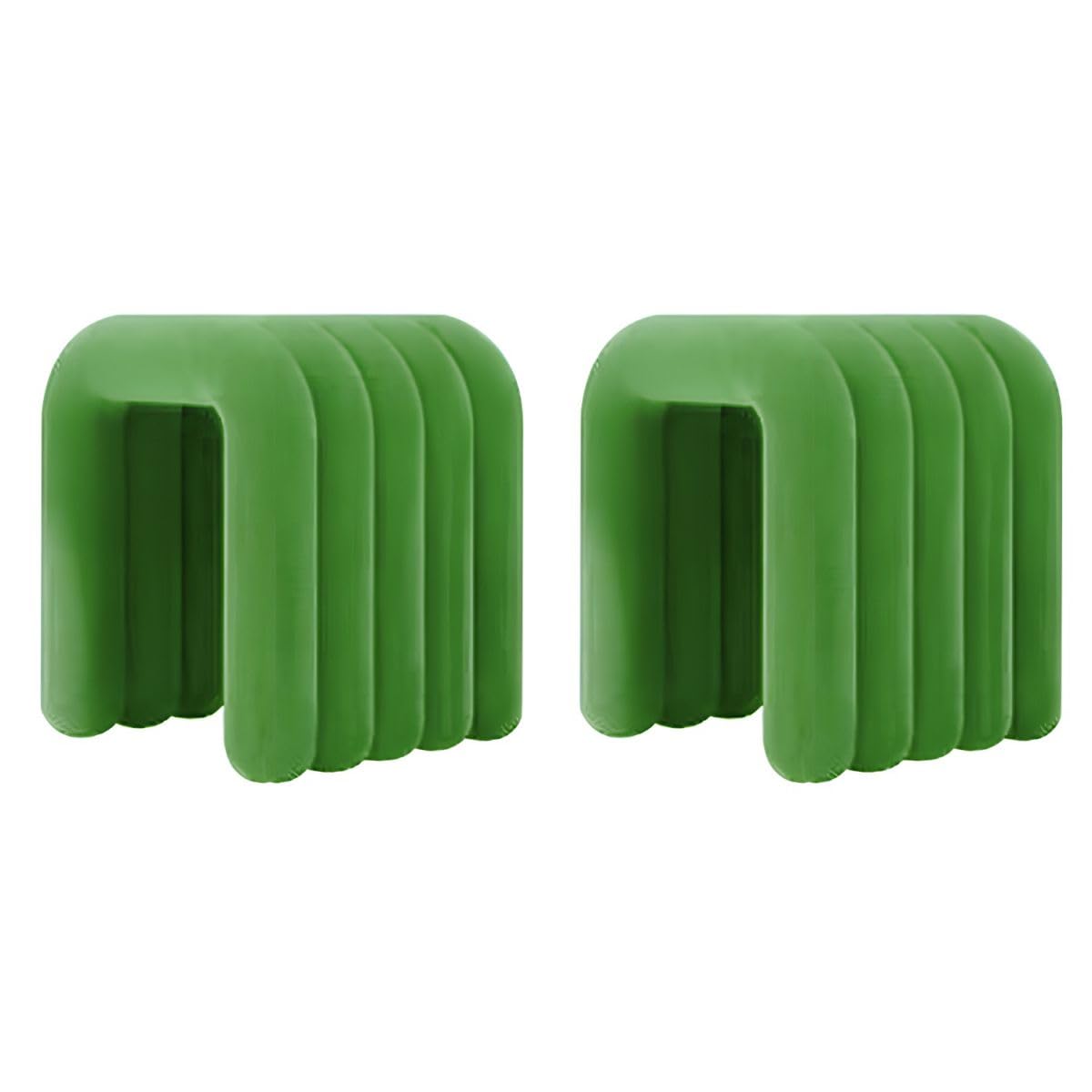 Modern Flannel Pouf Ottoman Footrest - Comfortable Upholstered Foot Stool for Living Room & Bedroom Decor, Stylish Corner Seat Furniture