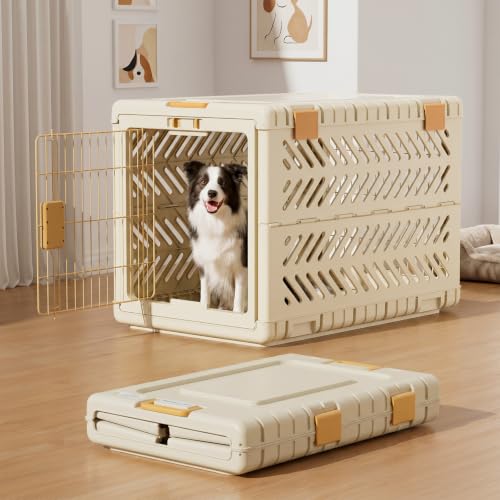 Collapsible Dog Crate for Large/Medium Dogs, view 2